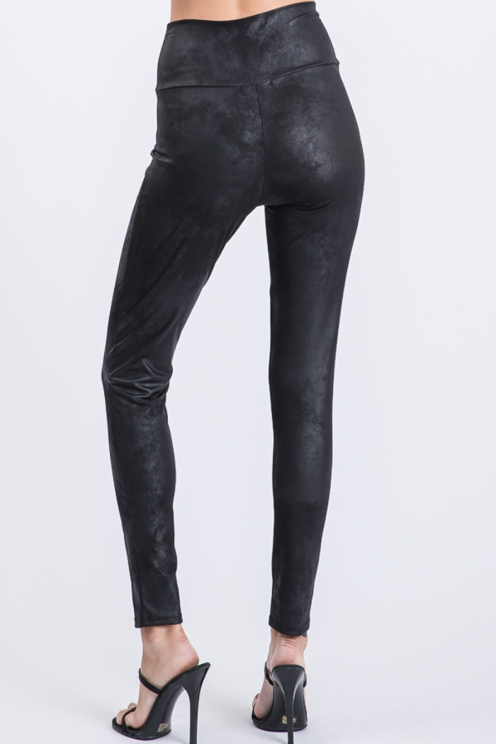 Trending Matte Faux Leather Leggings