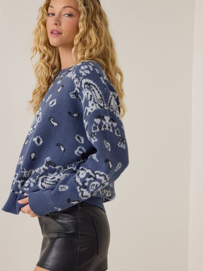Hailey Bandana Sweater