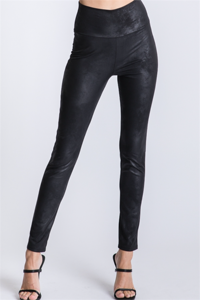 Trending Matte Faux Leather Leggings