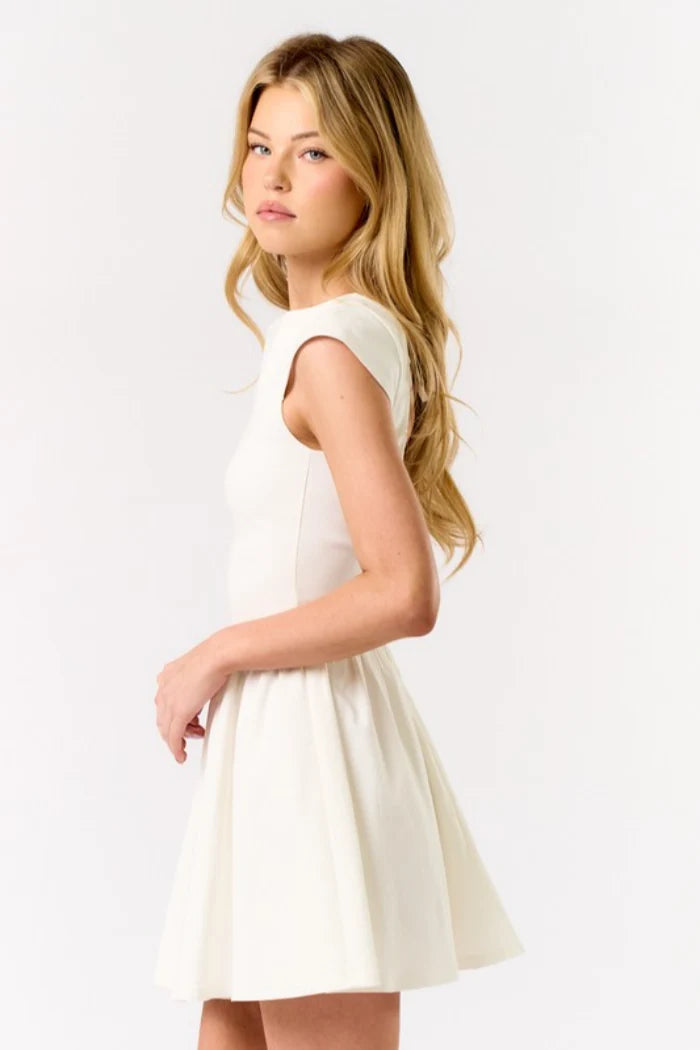 Cap Sleeve Mini Dress
