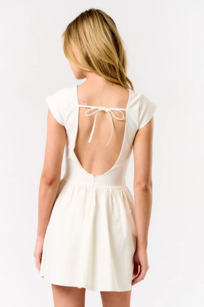 Cap Sleeve Mini Dress