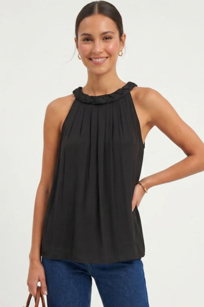 Braid Neck Tank Top