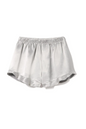SPENCER SATIN SHORT WITH HIGH WAIST AND RUFFLE