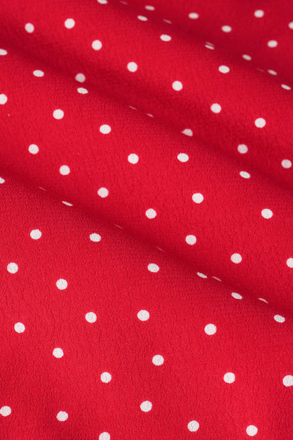 Campbell Dot Crepe Mini Dress