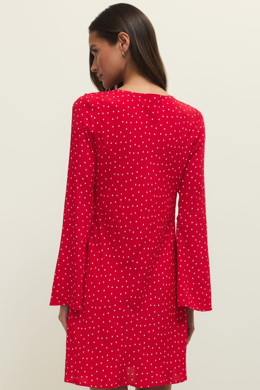 Campbell Dot Crepe Mini Dress