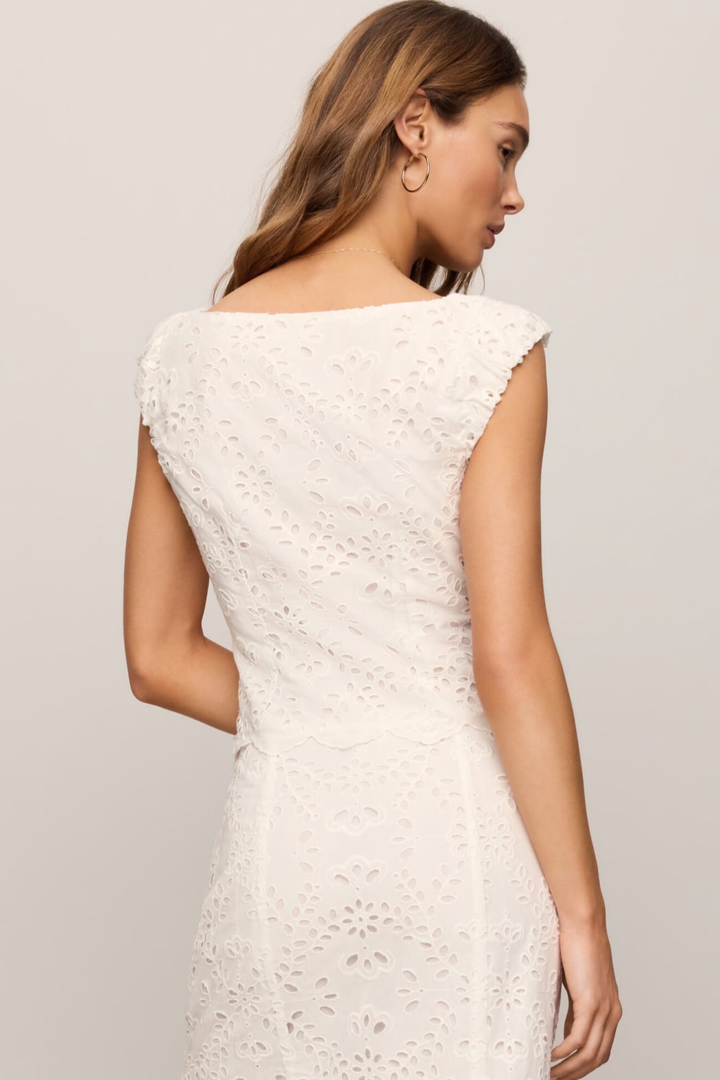 Emrie Eyelet Top