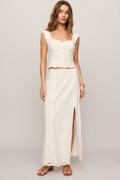 Emrie Eyelet Top
