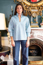 House of MBR Harper Estate Top - Blue Gingham