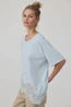 LACE HEM TOP