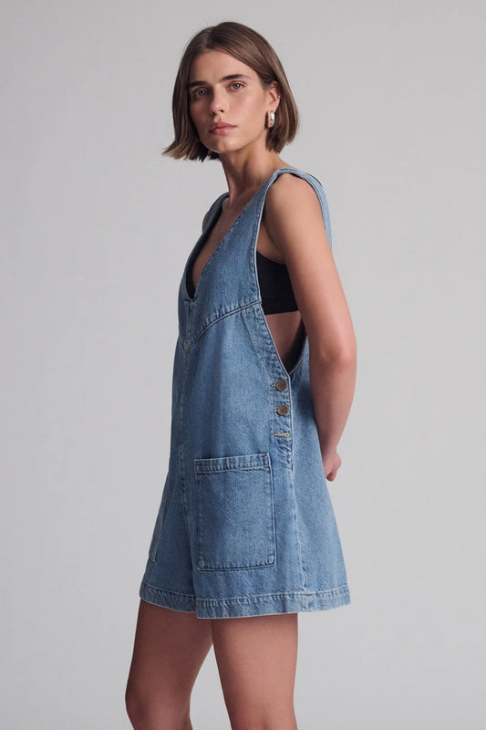 Mavi Reva Denim Romper