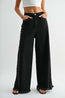 Midnight Stud Wide-Leg Jeans