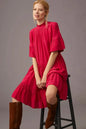 Pink Ruffle Dress