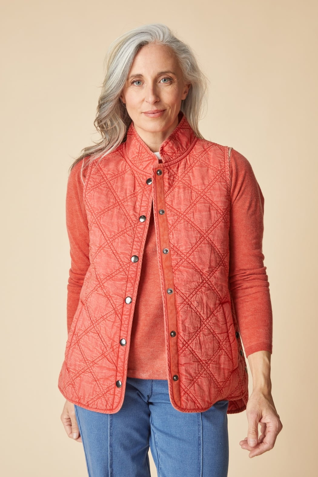 Quilted Cotton Windjammer Vest