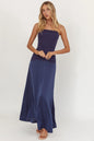 Bernadine Navy Strapless Dress