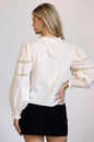 PreviousNext New arrival     Swiss Dot Long Sleeve Blouse